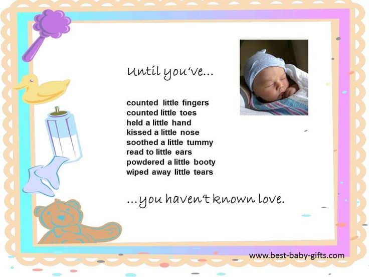 best new baby quotes poems