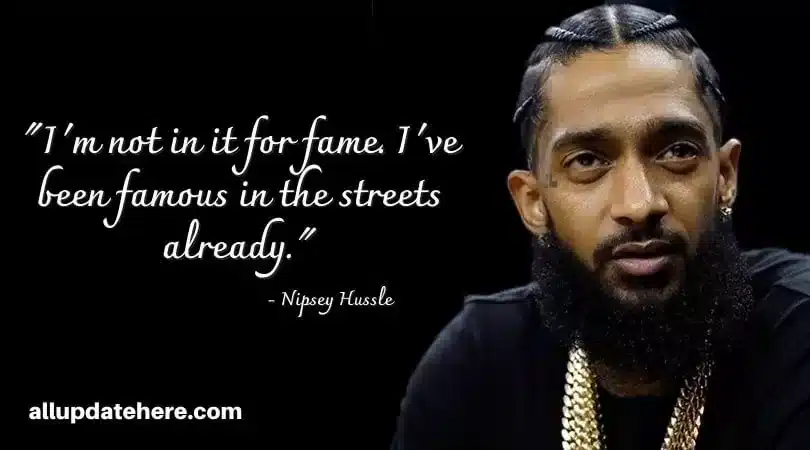 best nipsey hussle quotes about money