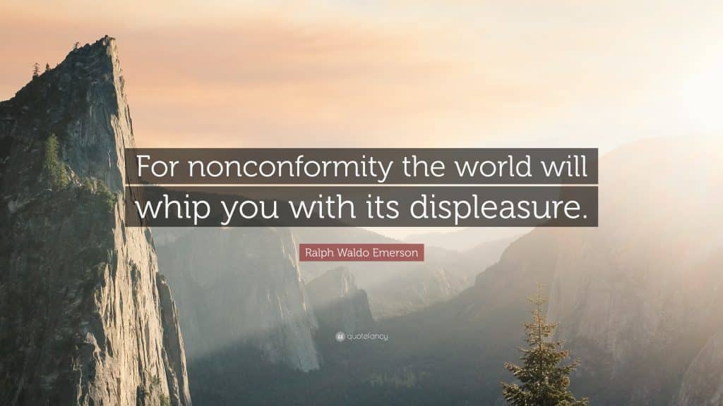best nonconformity quotes emerson scaled