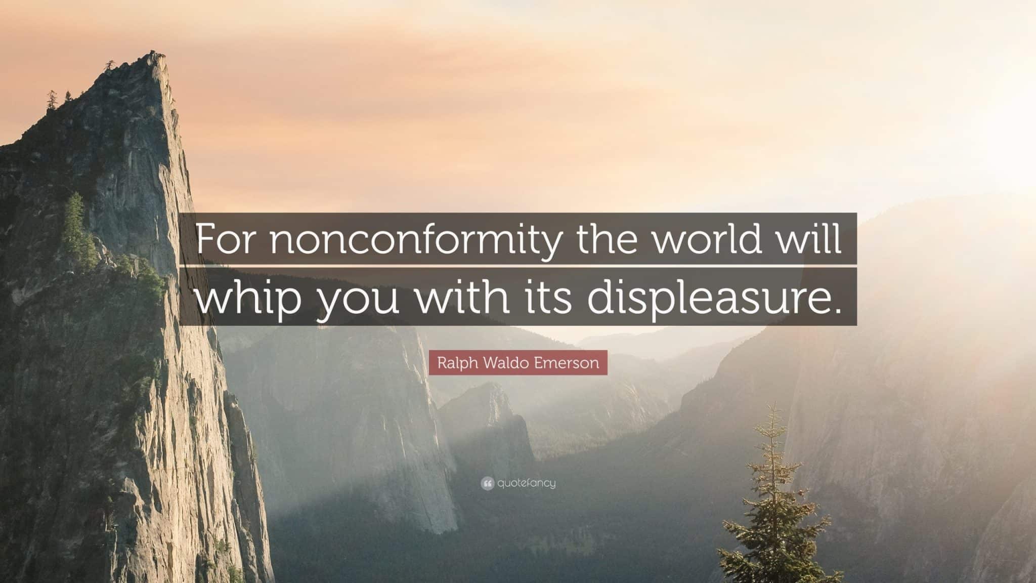 best nonconformity quotes emerson scaled