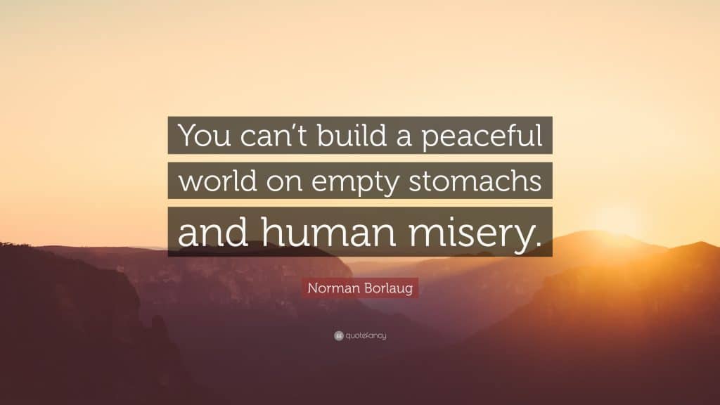 best norman borlaug quotes scaled