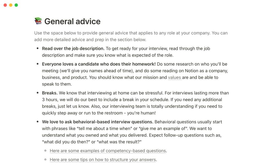 best notion interview questions