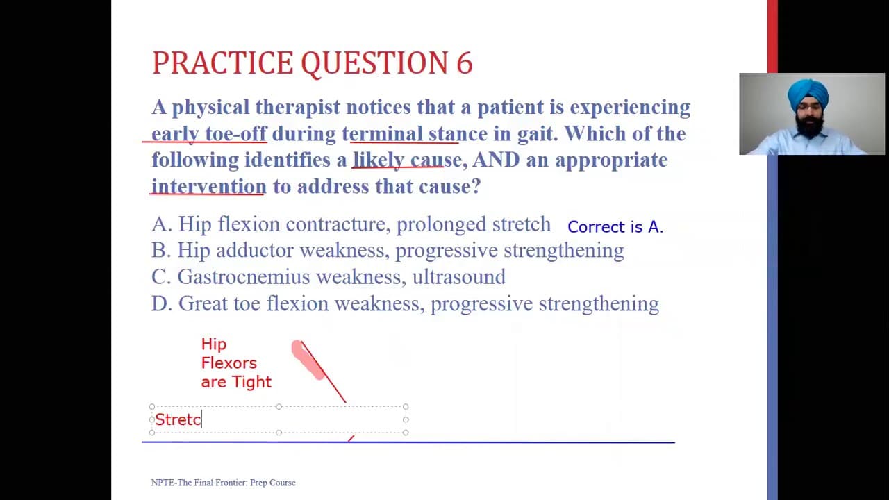 best npte questions