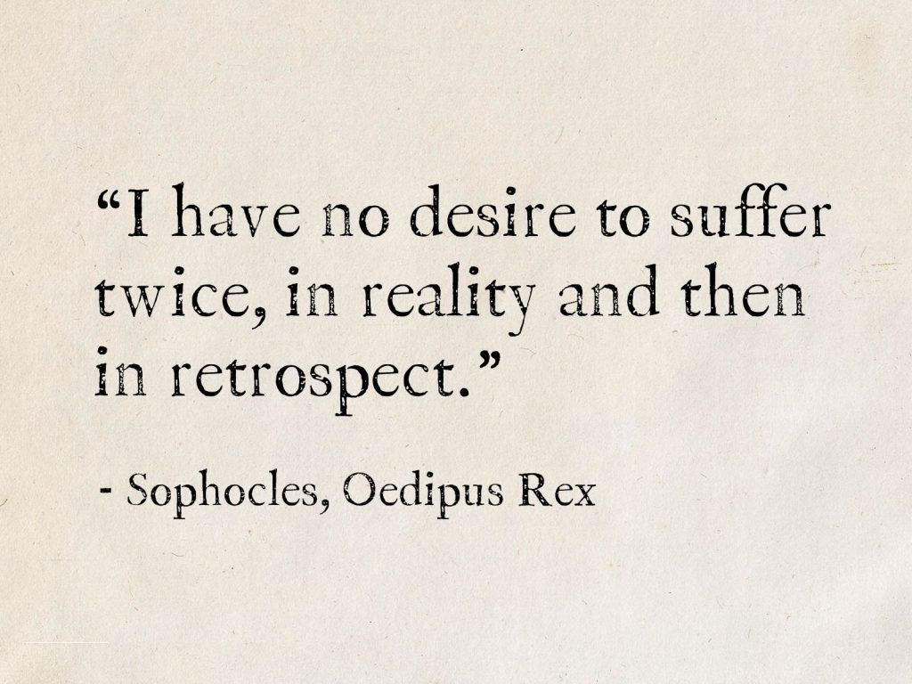 best oedipus quotes with page numbers