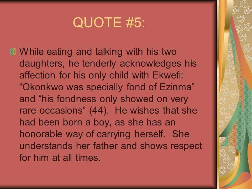 best okonkwo quotes