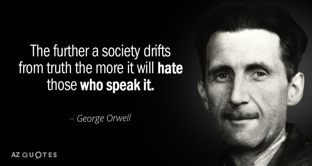 best orwell quotes truth