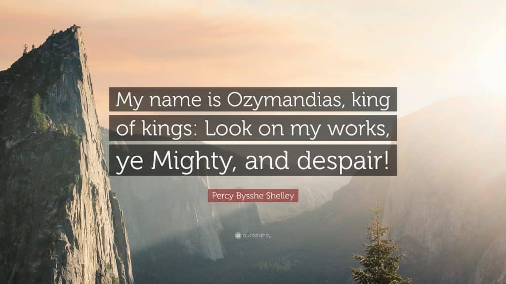 best ozymandias quotes scaled