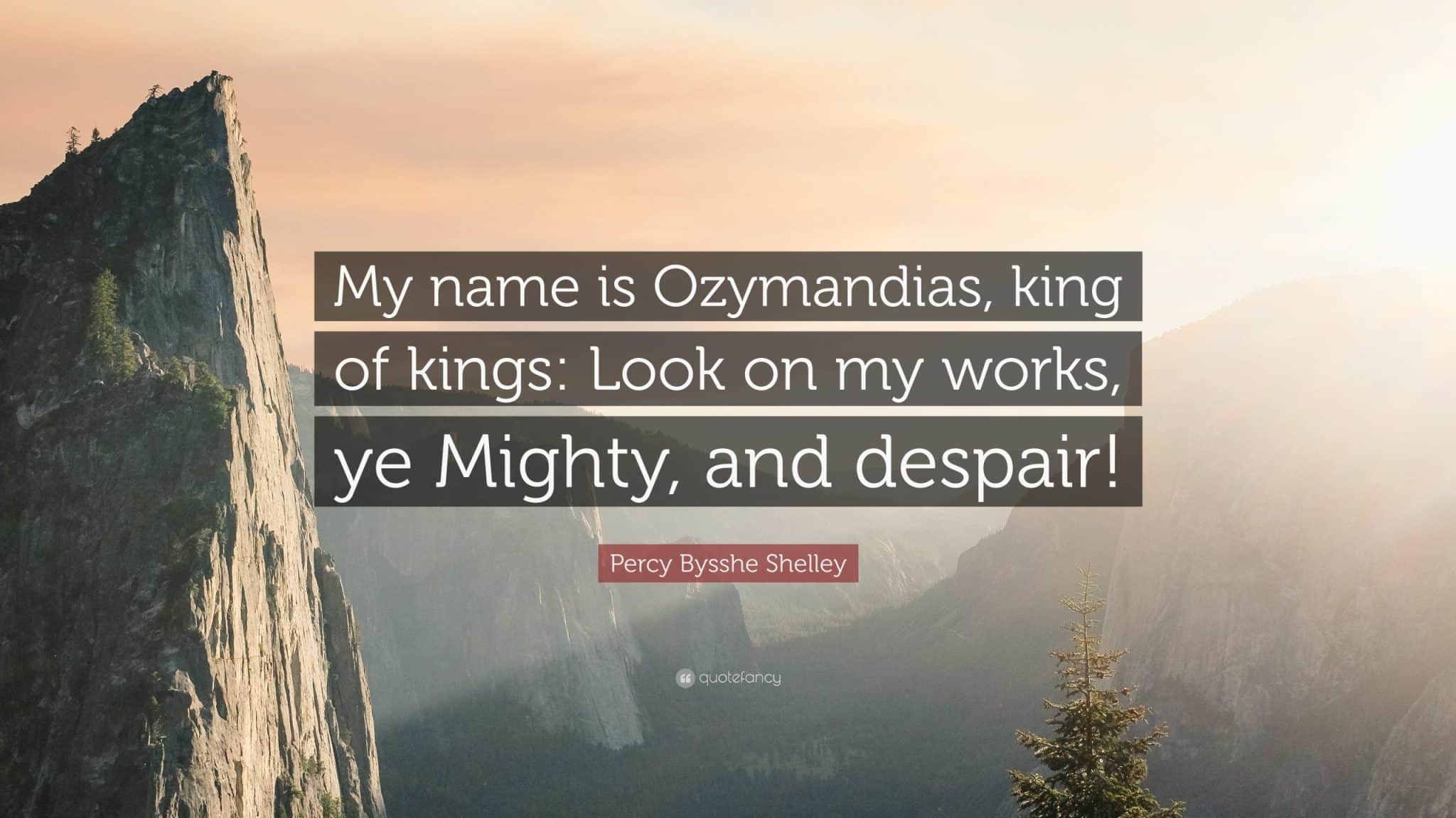 best ozymandias quotes scaled