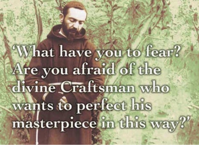 best padre pio quotes on suffering