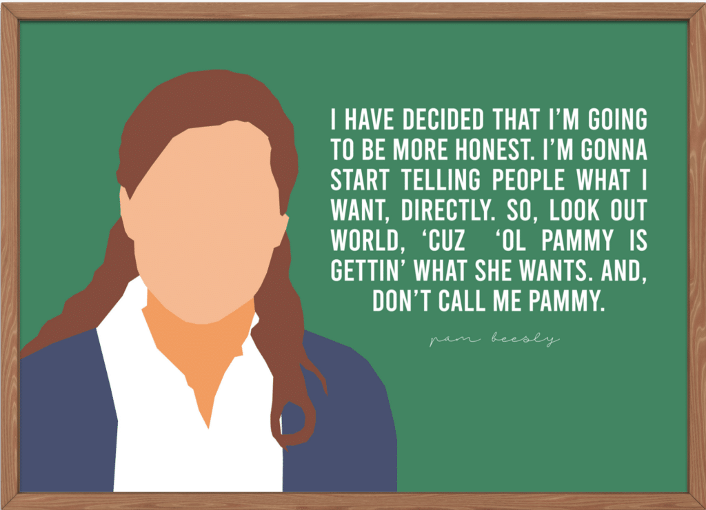 best pam beesly quotes
