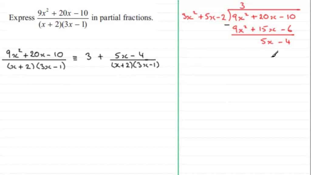 best partial fractions questions and answers