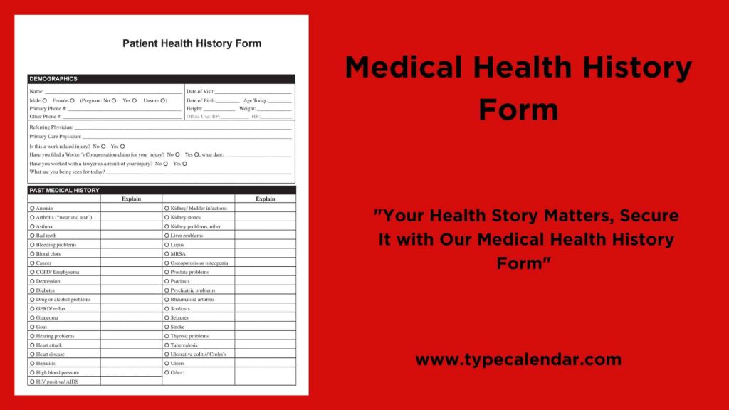 best past medical history questions shadow health