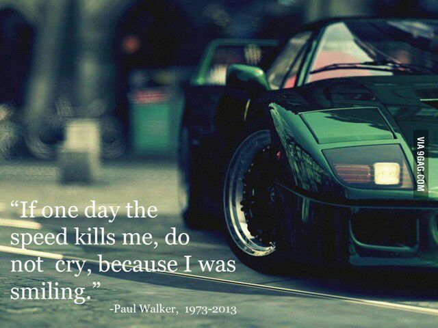best paul walker quotes car