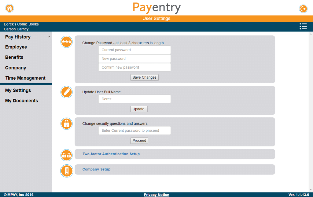 best paycom security questions