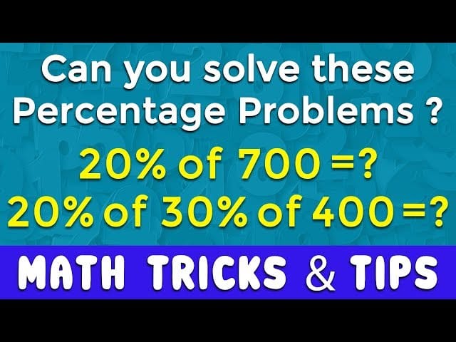 best percentage questions