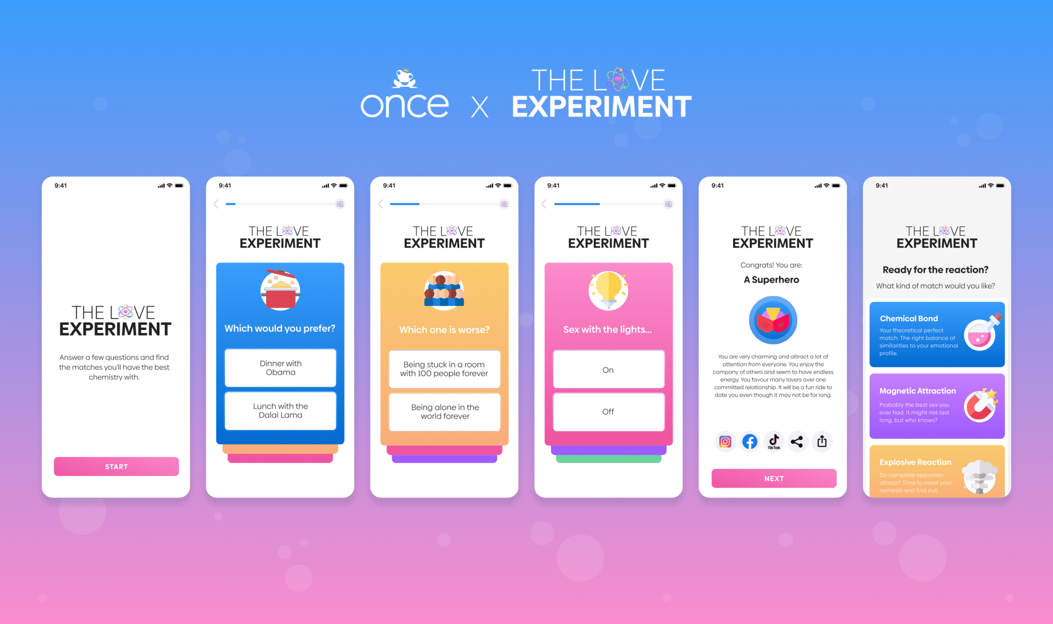 best perfect matches questions
