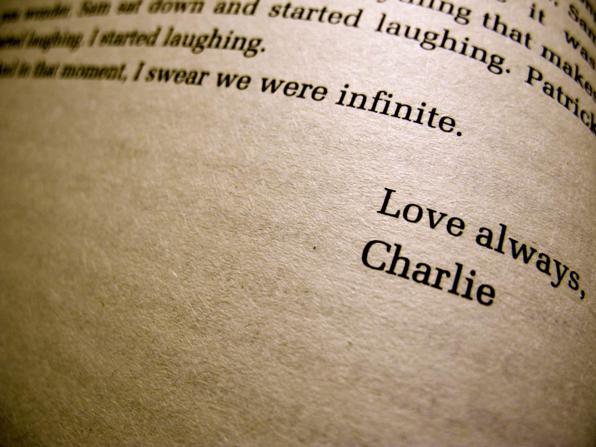 best perks of being a wallflower book quotes scaled
