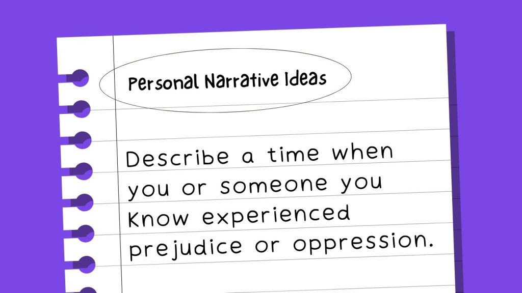 best personal narrative questions