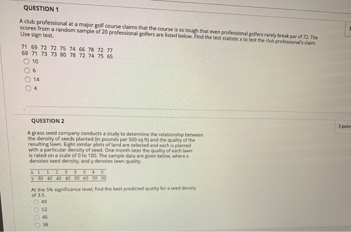 best pga level 1 test questions
