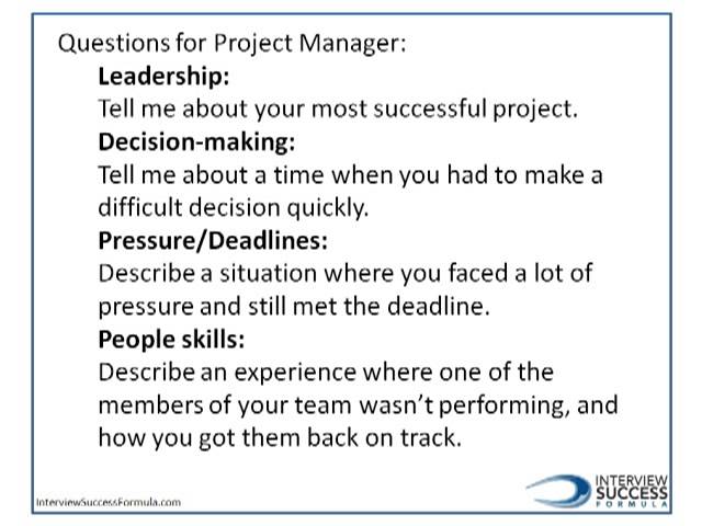 best pge star interview questions