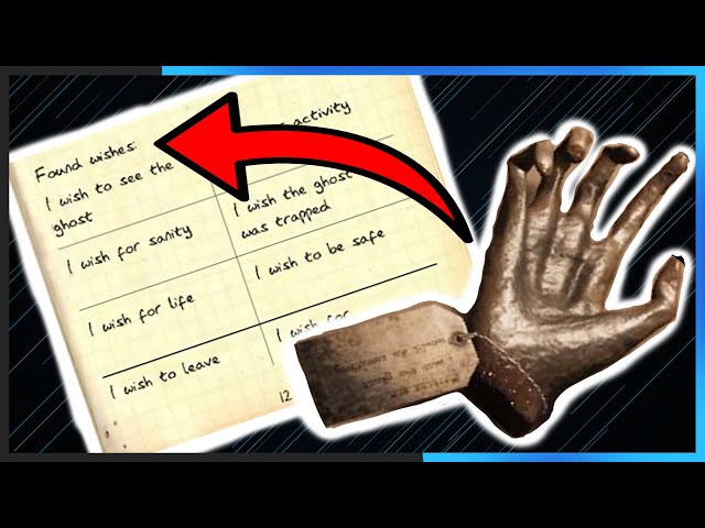 best phasmophobia monkey paw questions