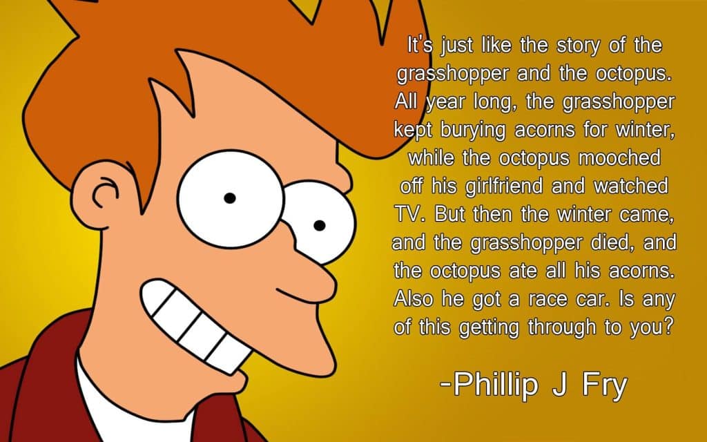 best philip j fry quotes