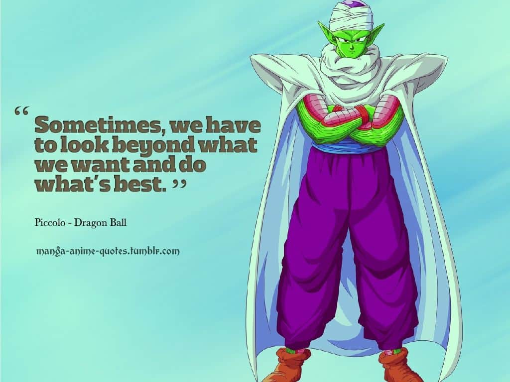 best piccolo quotes