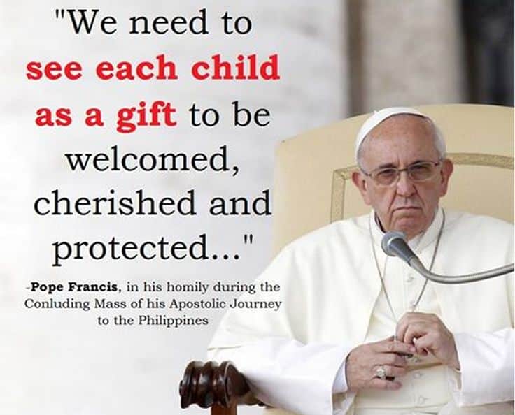 best pope francis pro life quotes