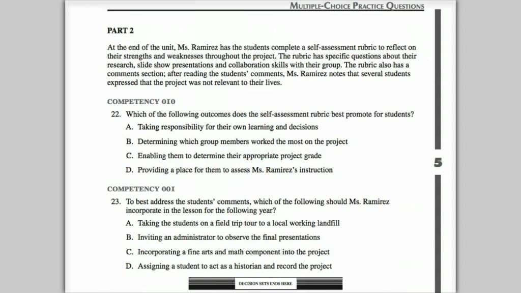 best ppr exam questions