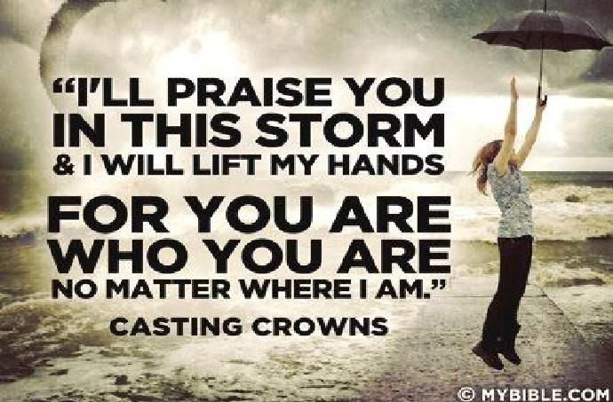best praising god in the storm quotes