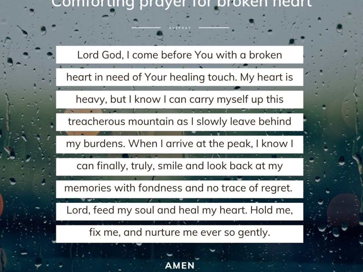 best prayer for a broken heart quotes