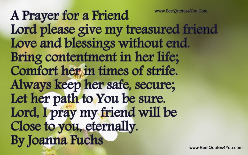 best prayer for my friend quotes