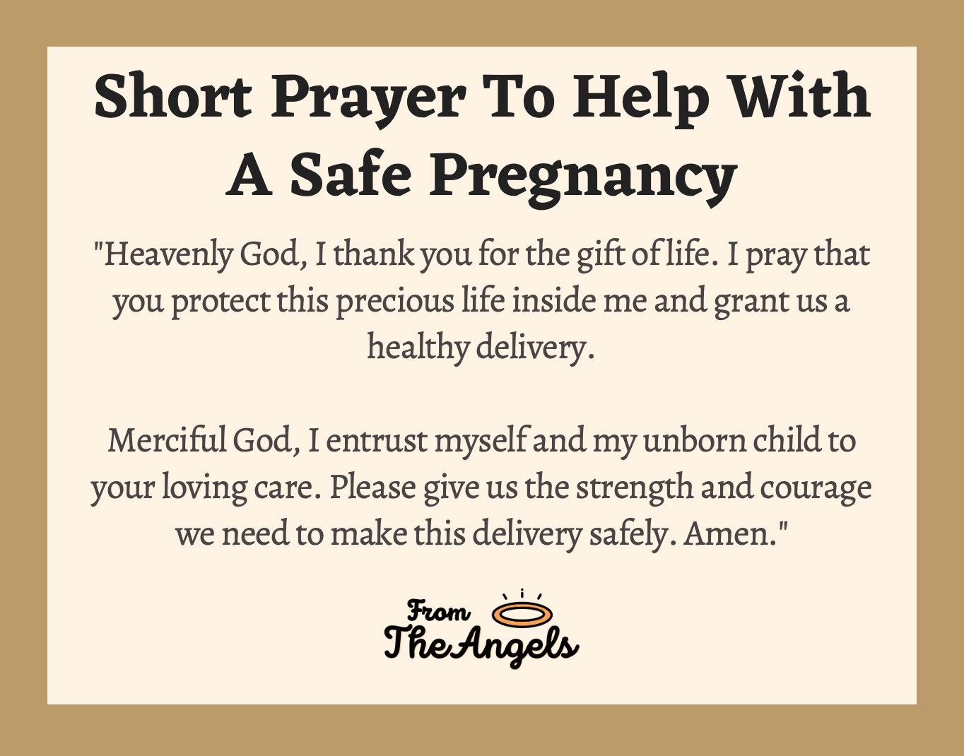 best praying for a safe delivery quotes