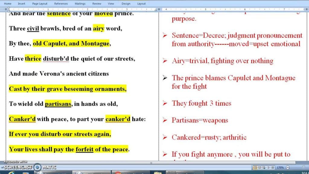 best prince escalus quotes