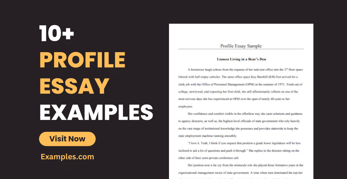 best profile essay questions