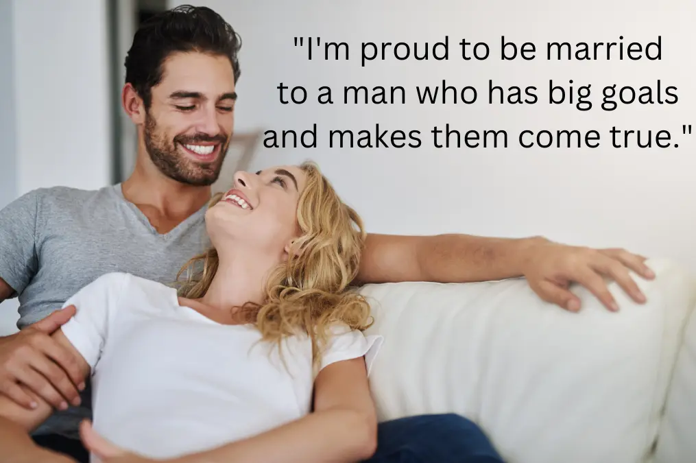 best proud husband to his wife quotes