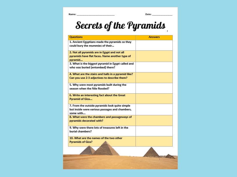 best pyramid questions