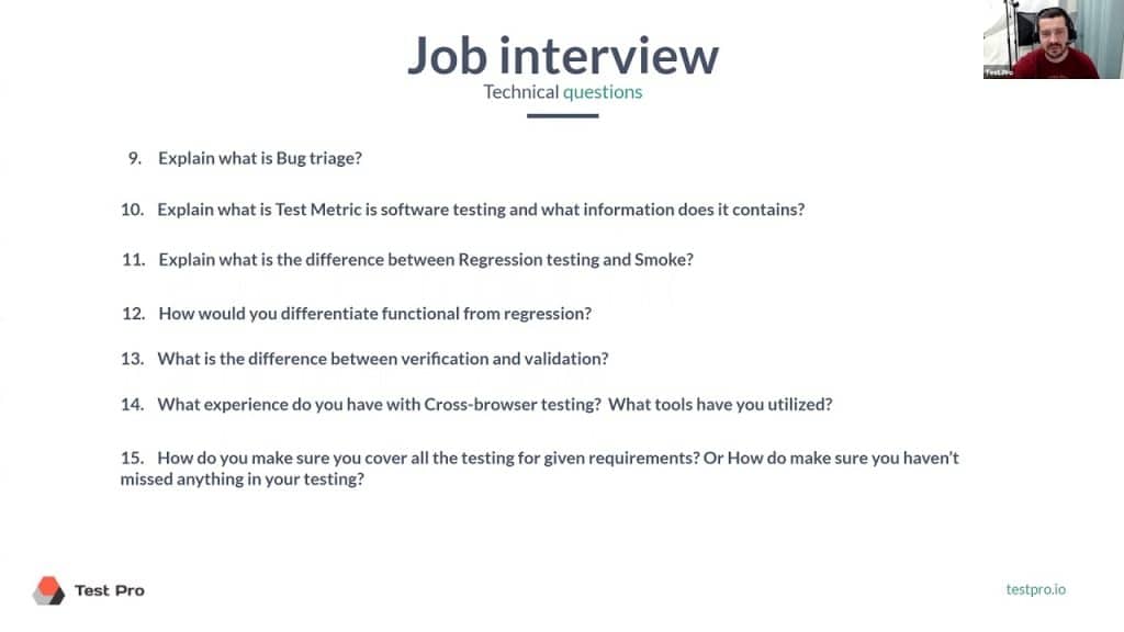best qa coding interview questions