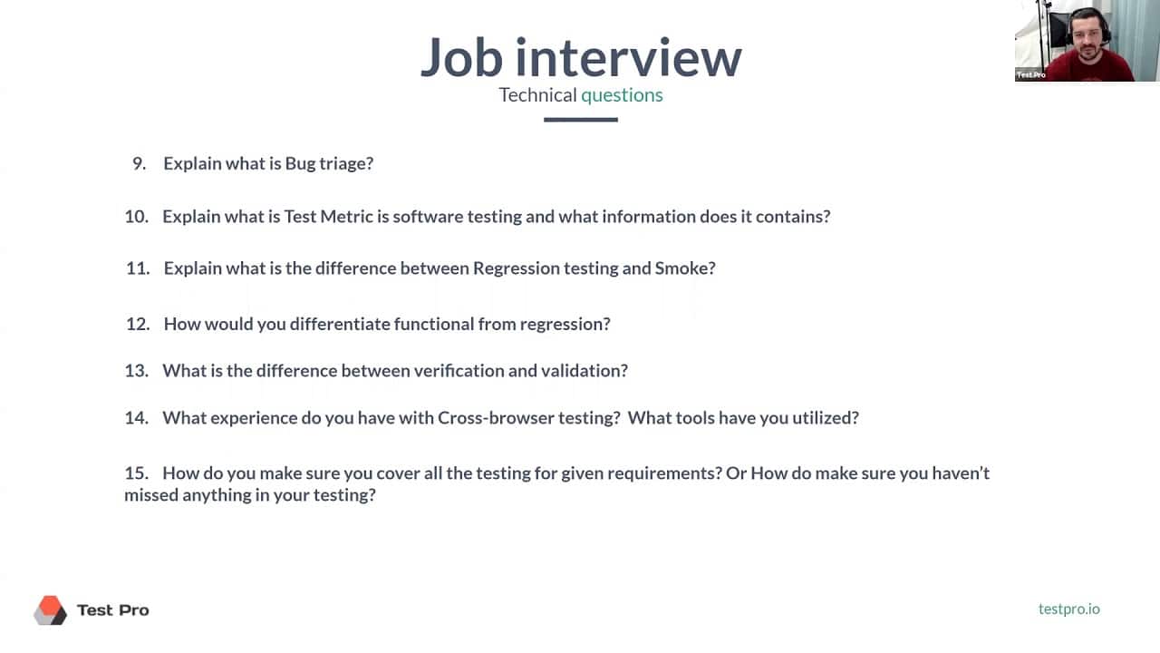 best qa coding interview questions