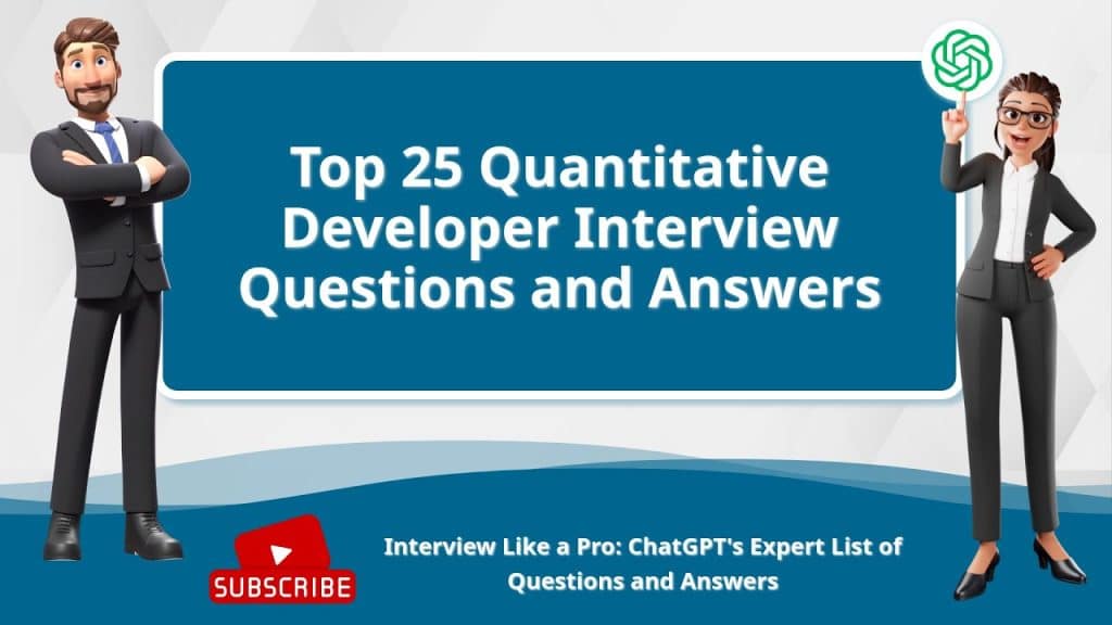 best quantitative developer interview questions