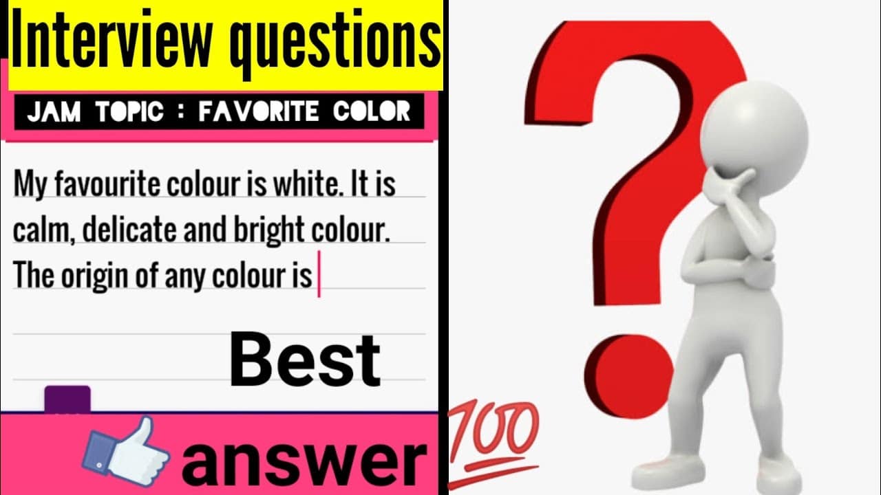 best questions about color