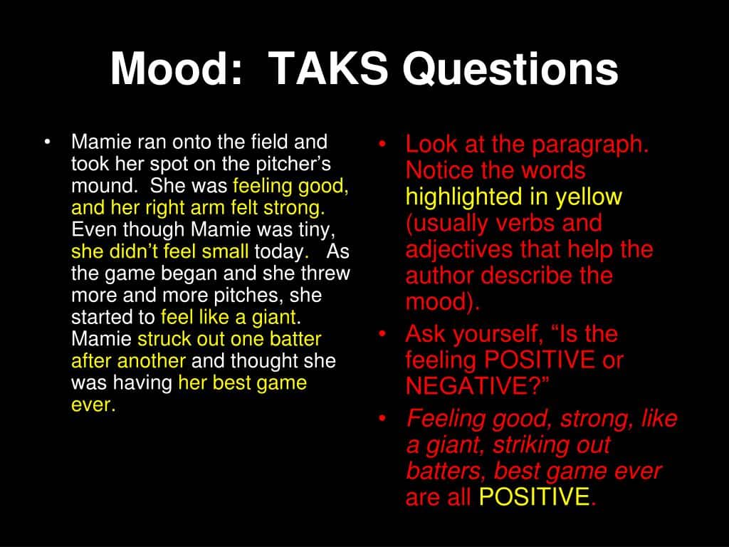 best questions about mood