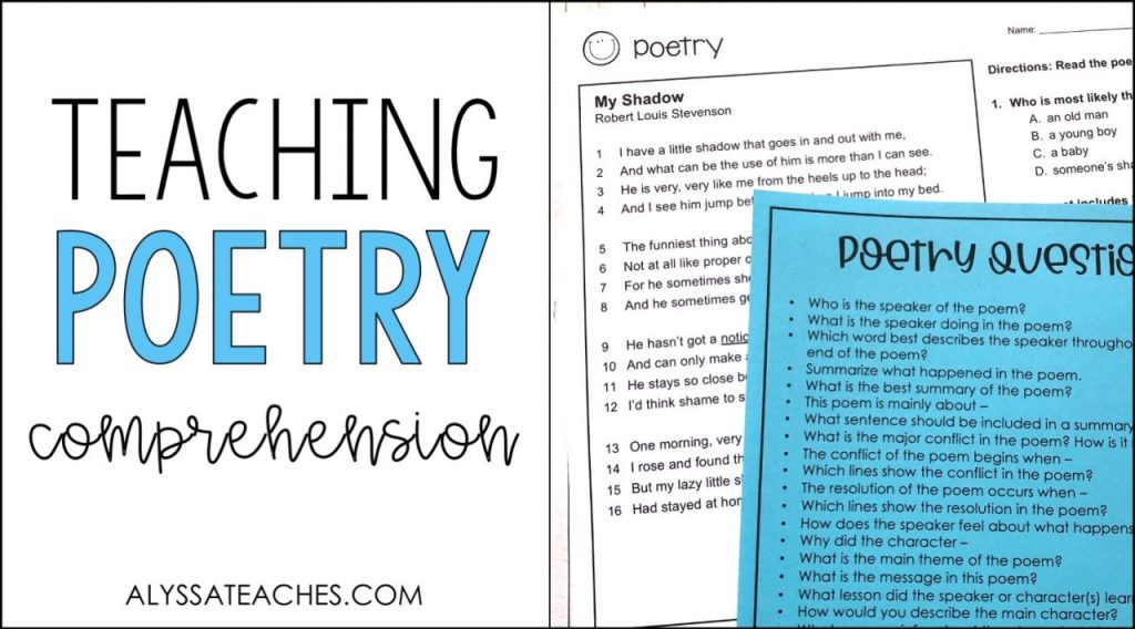 best questions about poems