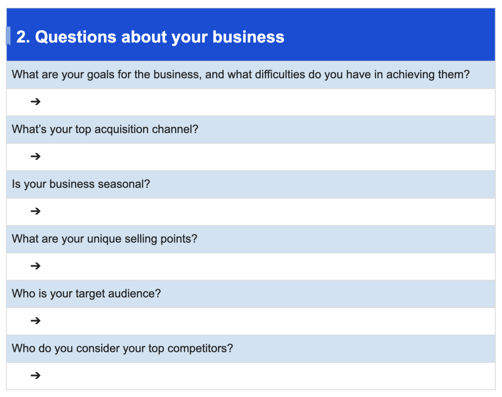 best questions auditors ask clients