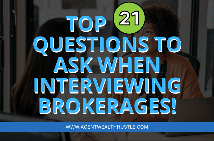 best questions brokers ask new agents