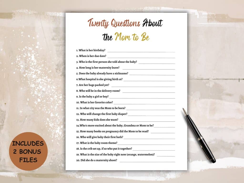 best questions for a baby shower scaled