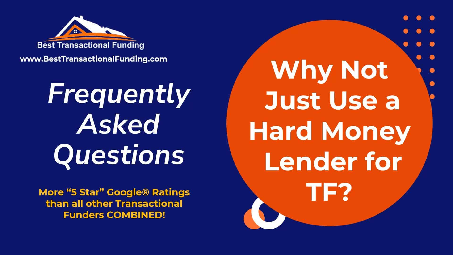 best questions for a hard money lender