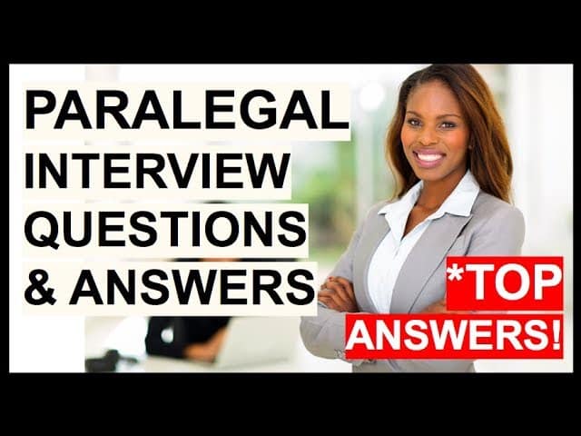 best questions for a paralegal