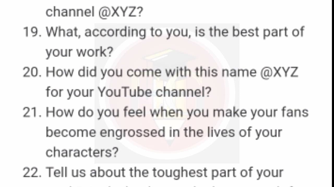 best questions for an actress