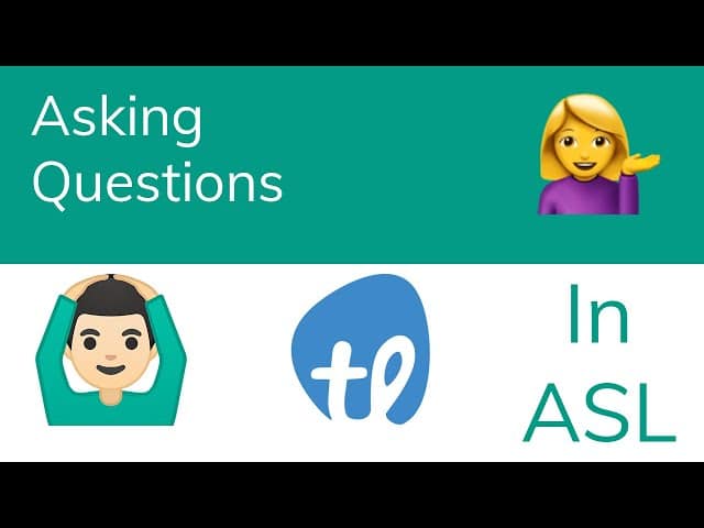 best questions for asl